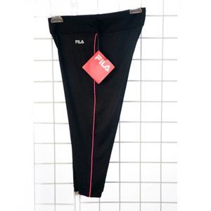 Fila Side Piped Tight Capri Athletic Wear Sm NWT
